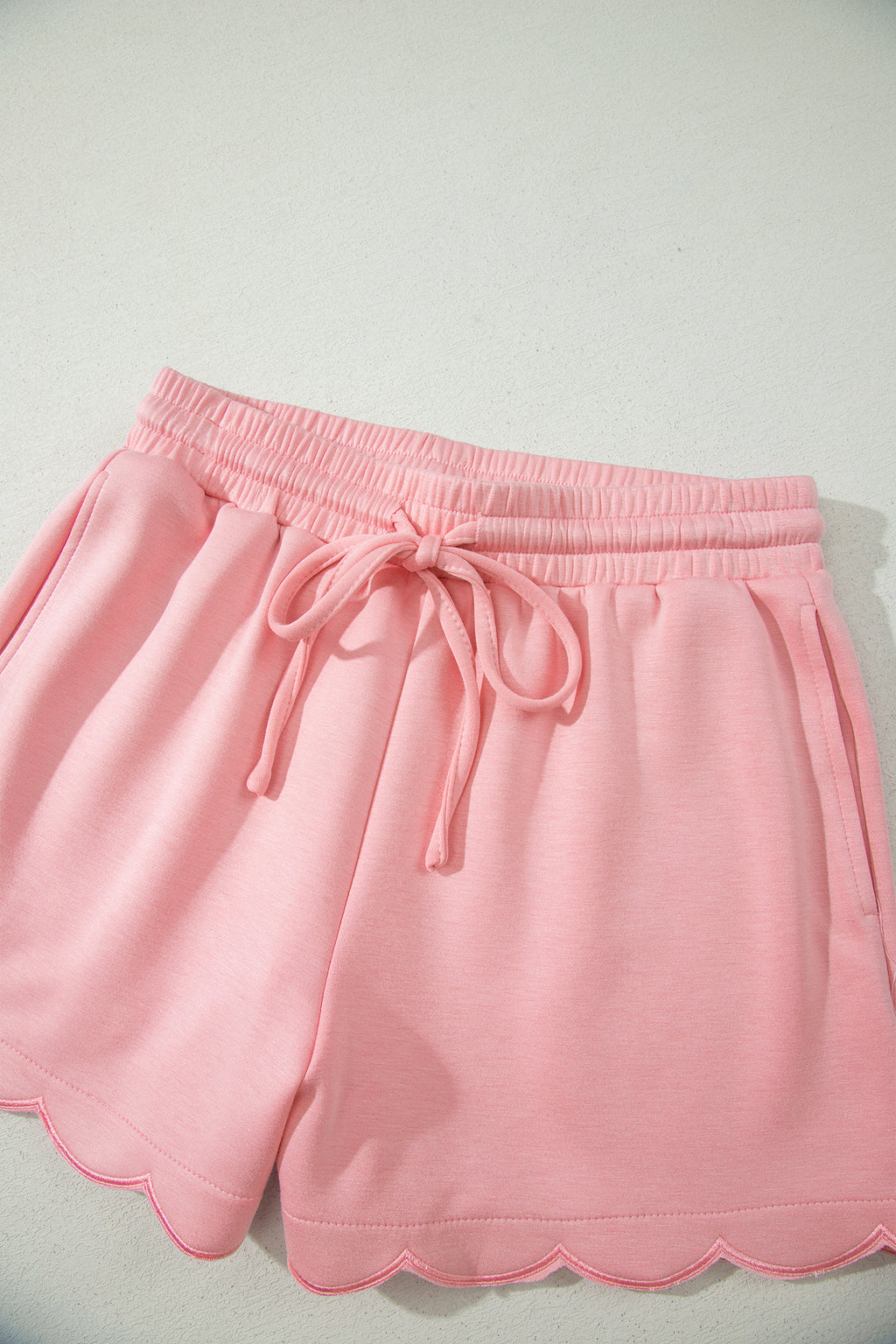 “Pose In Pink” Scalloped Short Set