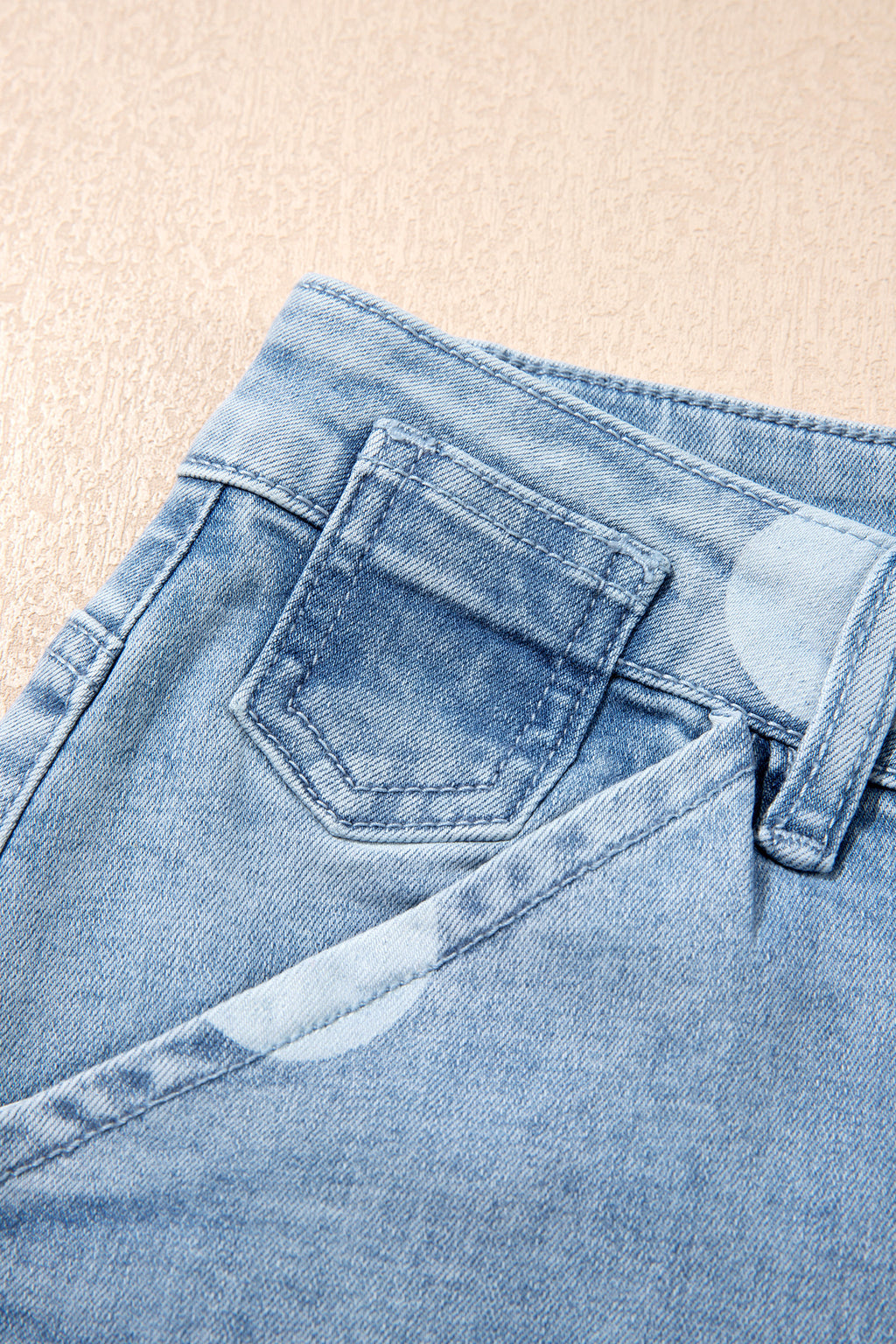 "Blue or Khaki" In Polka Dot Jeans