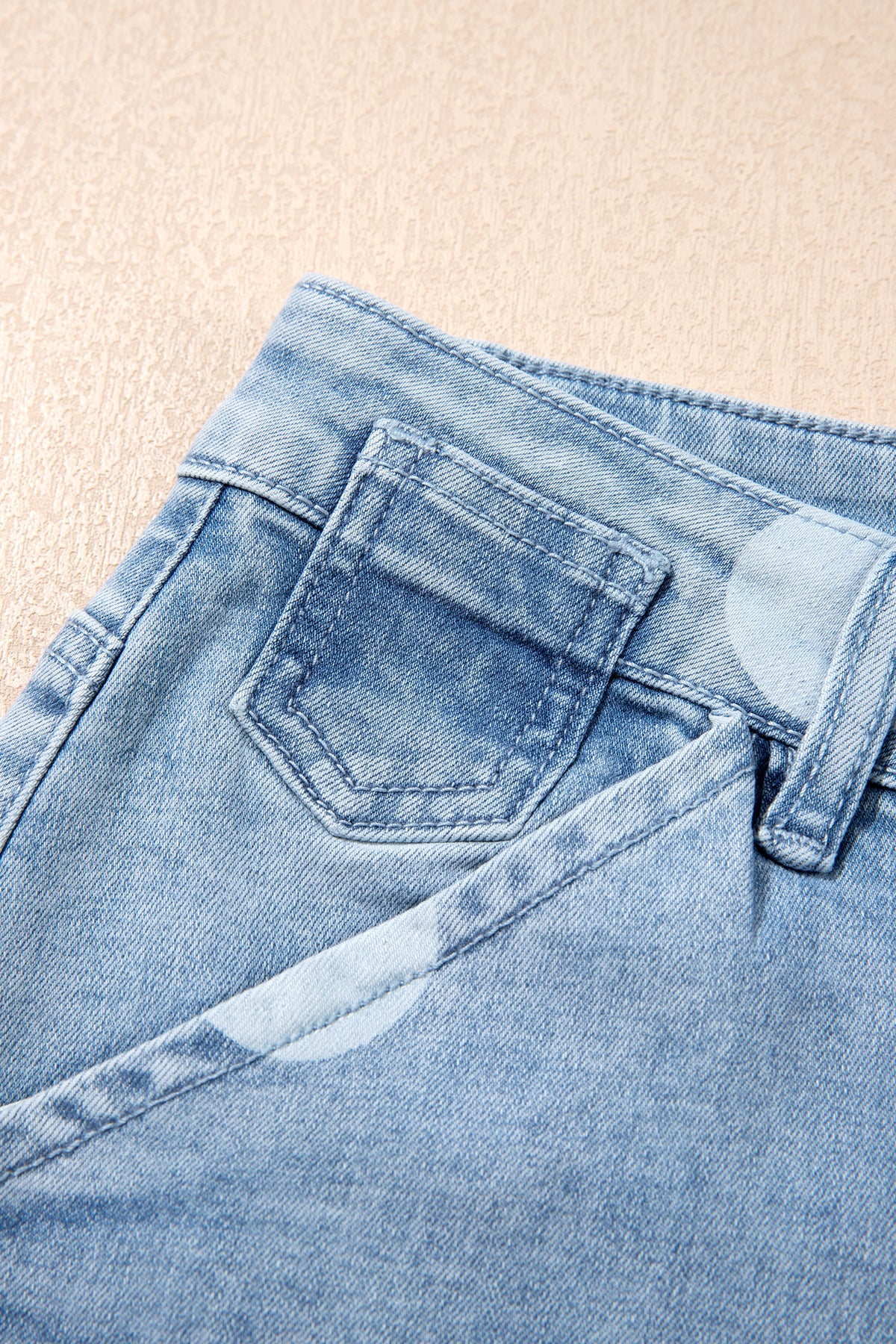 "Blue or Khaki" In Polka Dot Jeans