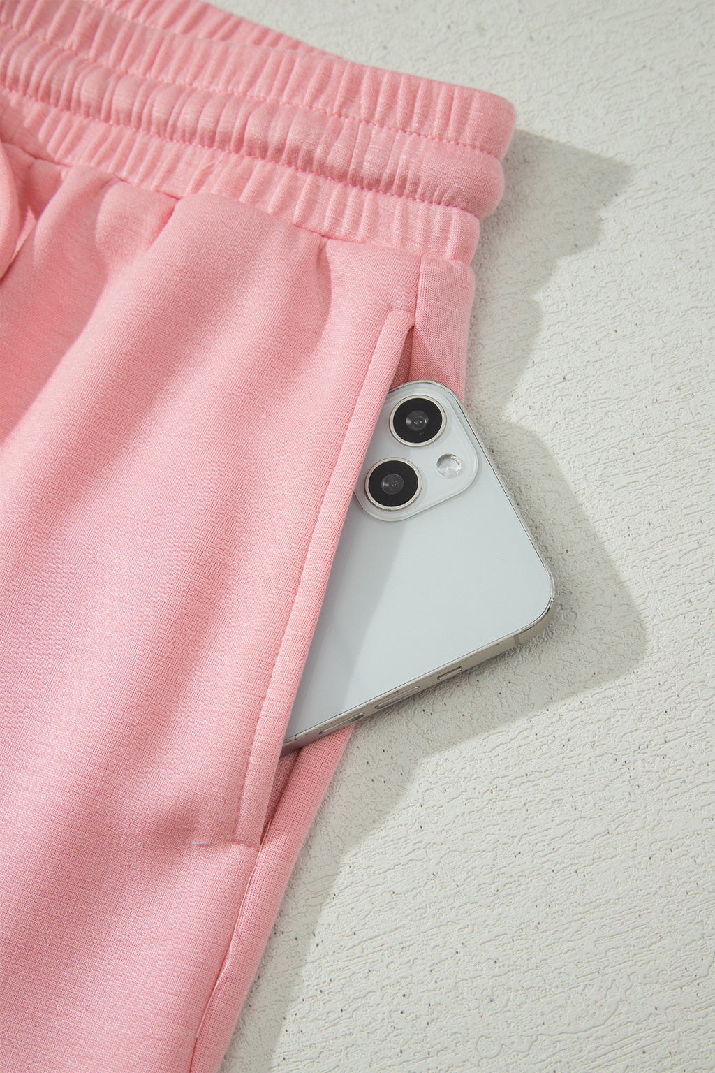 “Pose In Pink” Scalloped Short Set
