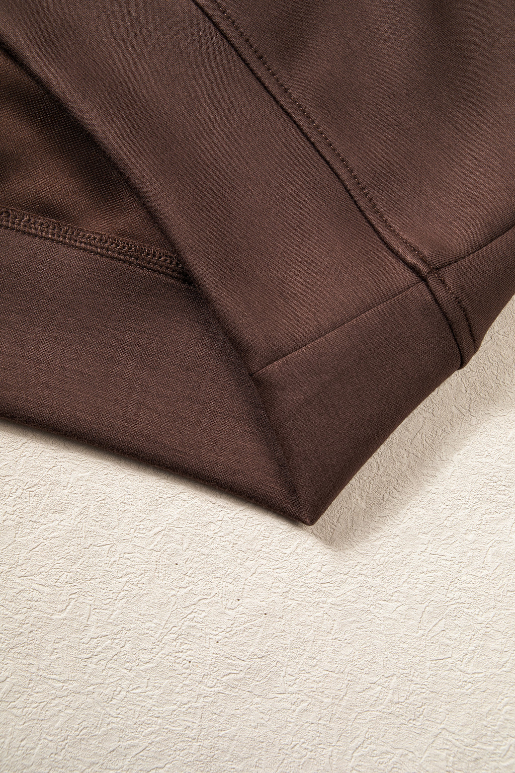 Coffee Mock Neck Pullover & Pant Set