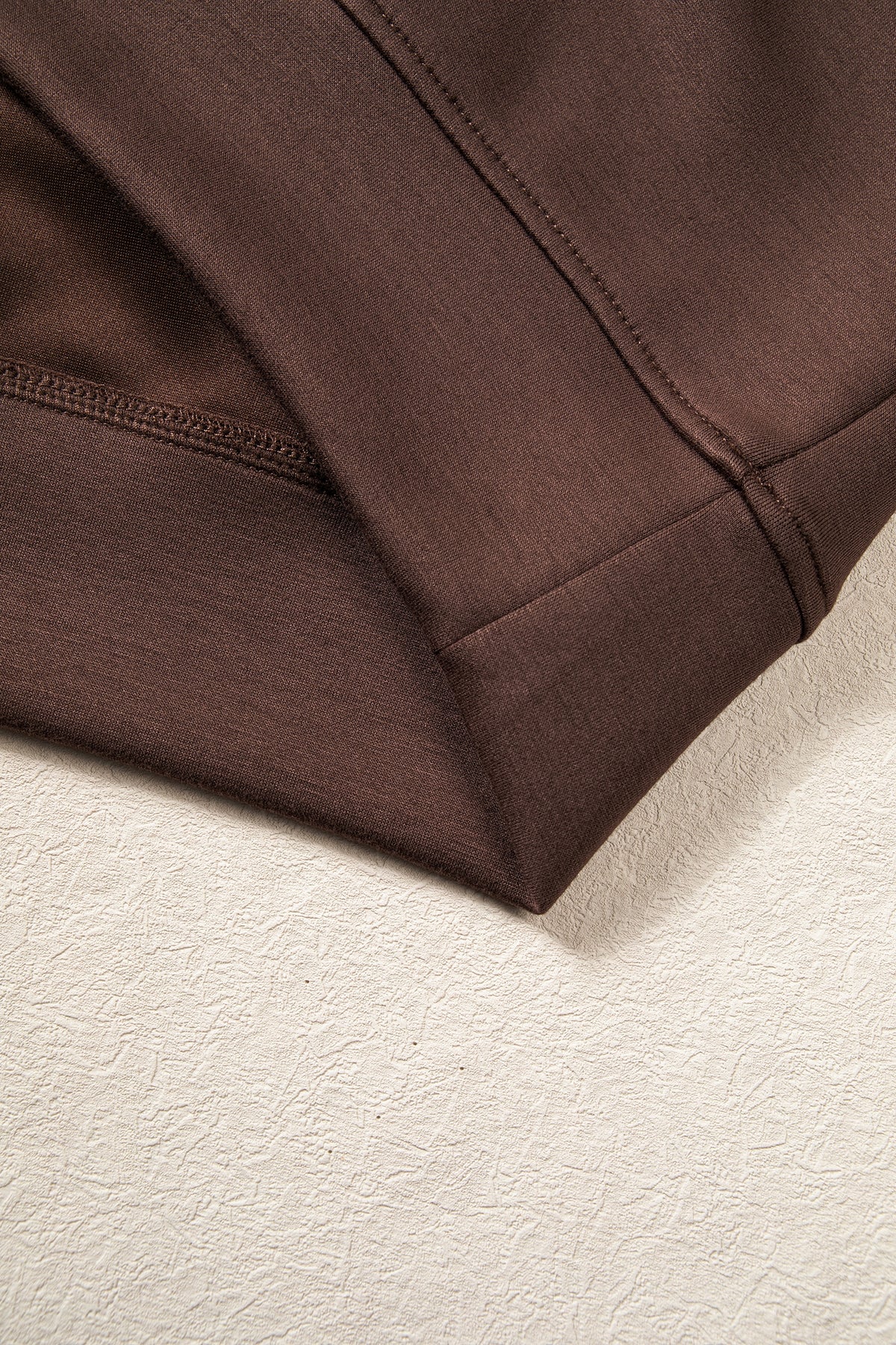 Coffee Mock Neck Pullover & Pant Set