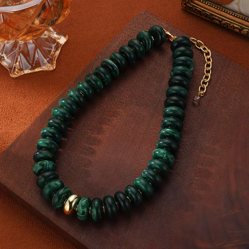 Round Chunky Beaded Necklaces