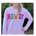 Howdy Light Pink Sweatshirt