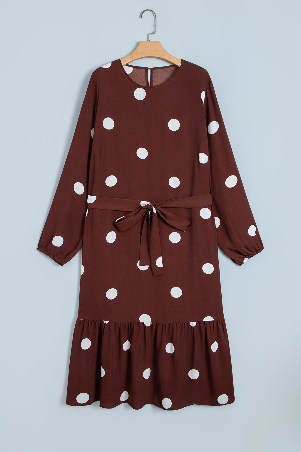 "Polka Dot & Ruffles" Plus Size Dress