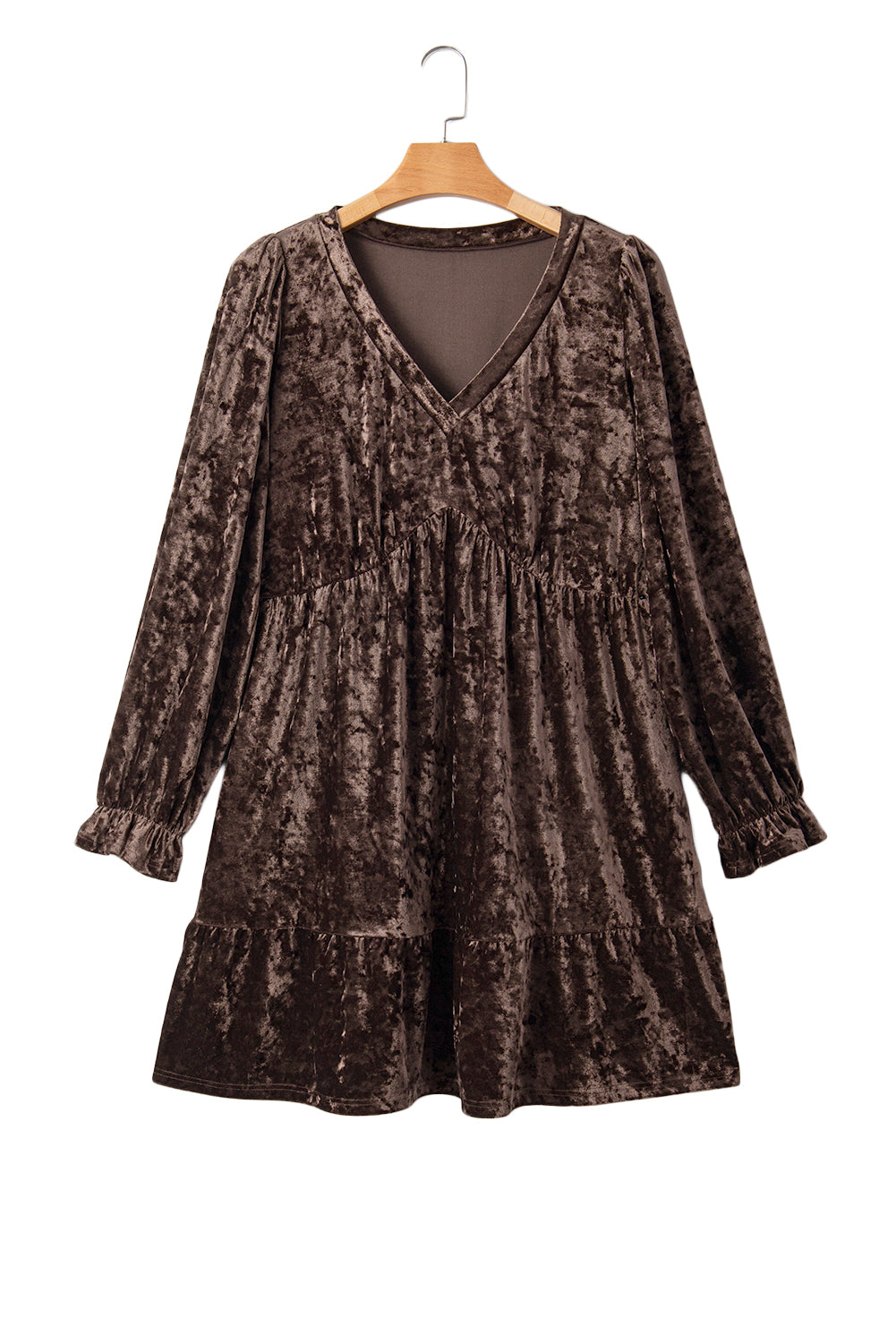 “Very Velvet” Babydoll Plus Size Dress