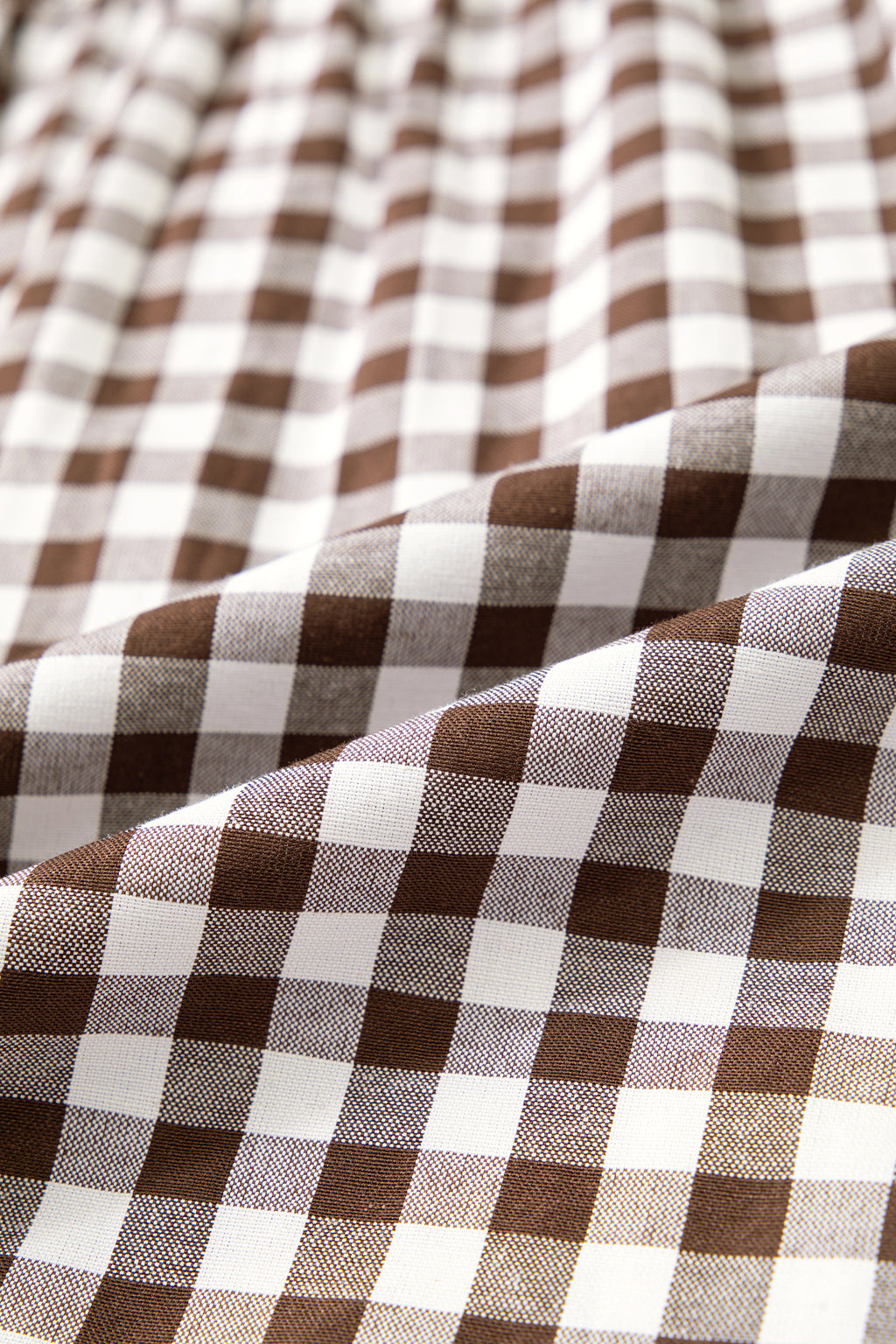 "Charming Brown" Plaid Shirt