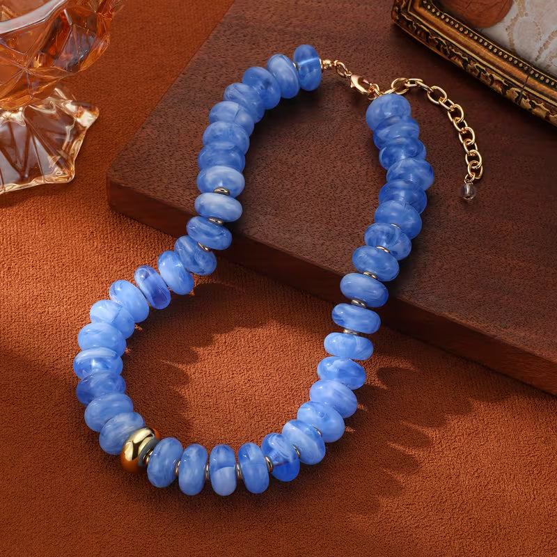 Round Chunky Beaded Necklaces