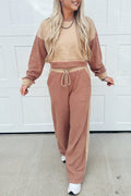 “Kool Khaki” Long Sleeve Top and Pant Set