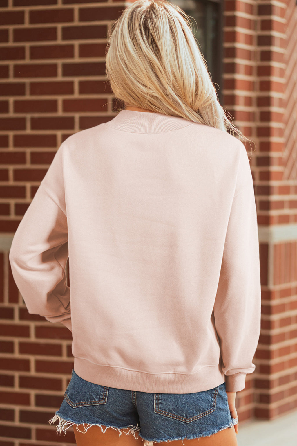 "Pink Pumpkin" Oversized Sweatshirt
