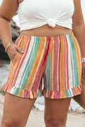 "Orange You Cute" Plus Size Shorts