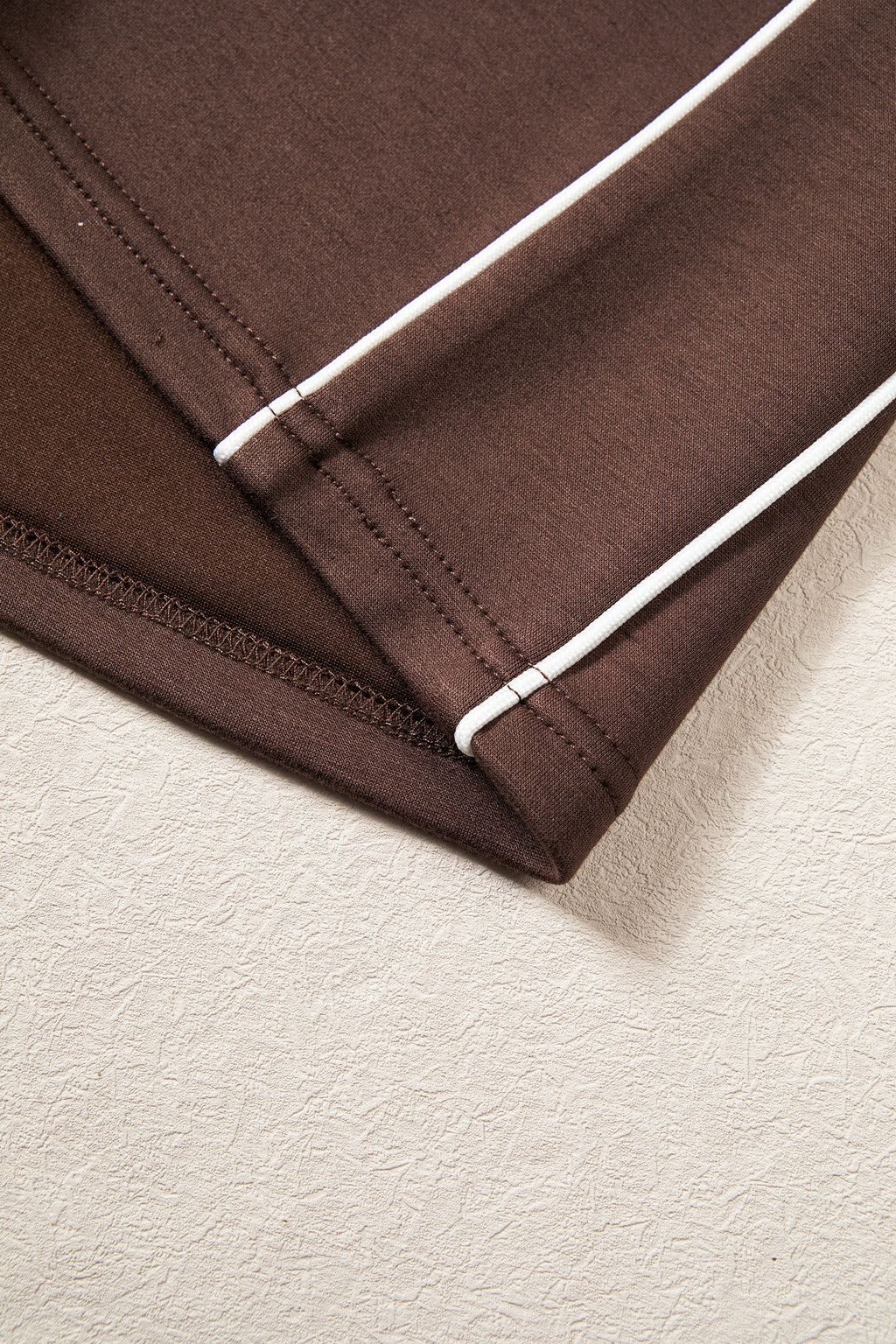 Coffee Mock Neck Pullover & Pant Set