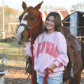 Lulu Mac Pink/Red Gingham Sweatshirt