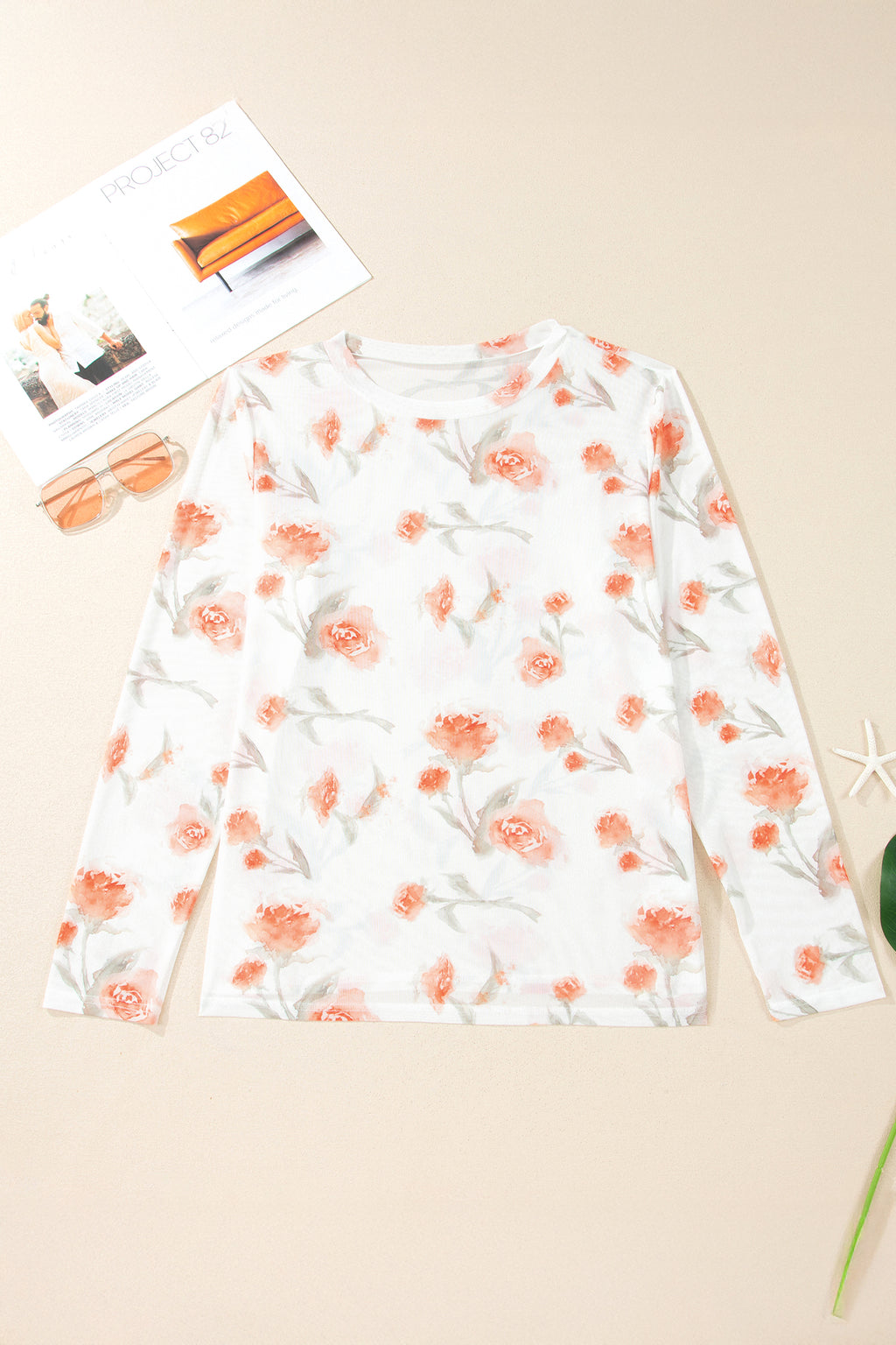 "Don't Mesh With Me" Plus Size Floral Top