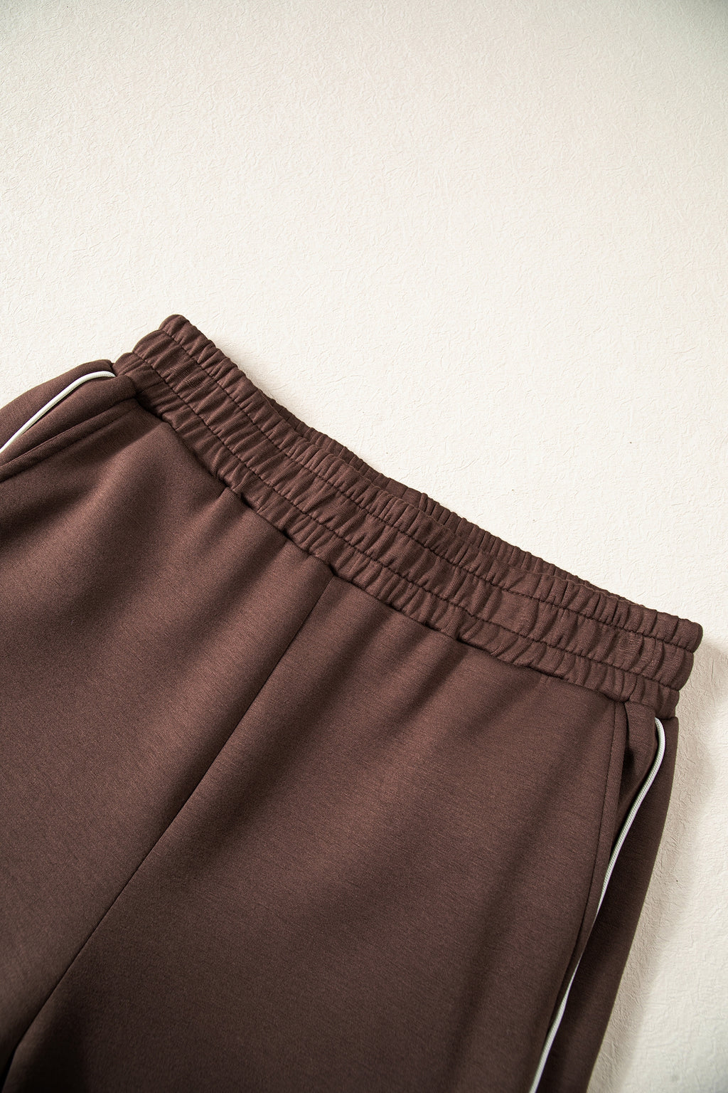 Coffee Mock Neck Pullover & Pant Set