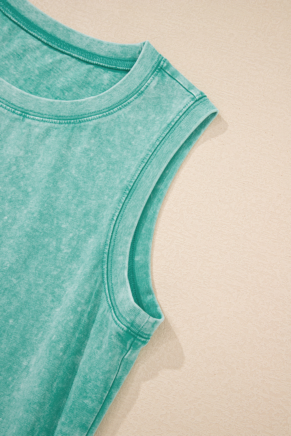 "Cool In Cotton" Mineral Wash Tank Dress