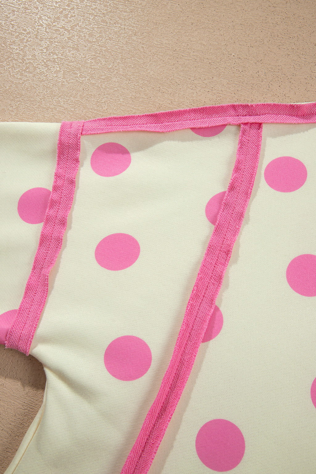 Polka Dot & Patchwork Sweatshirt
