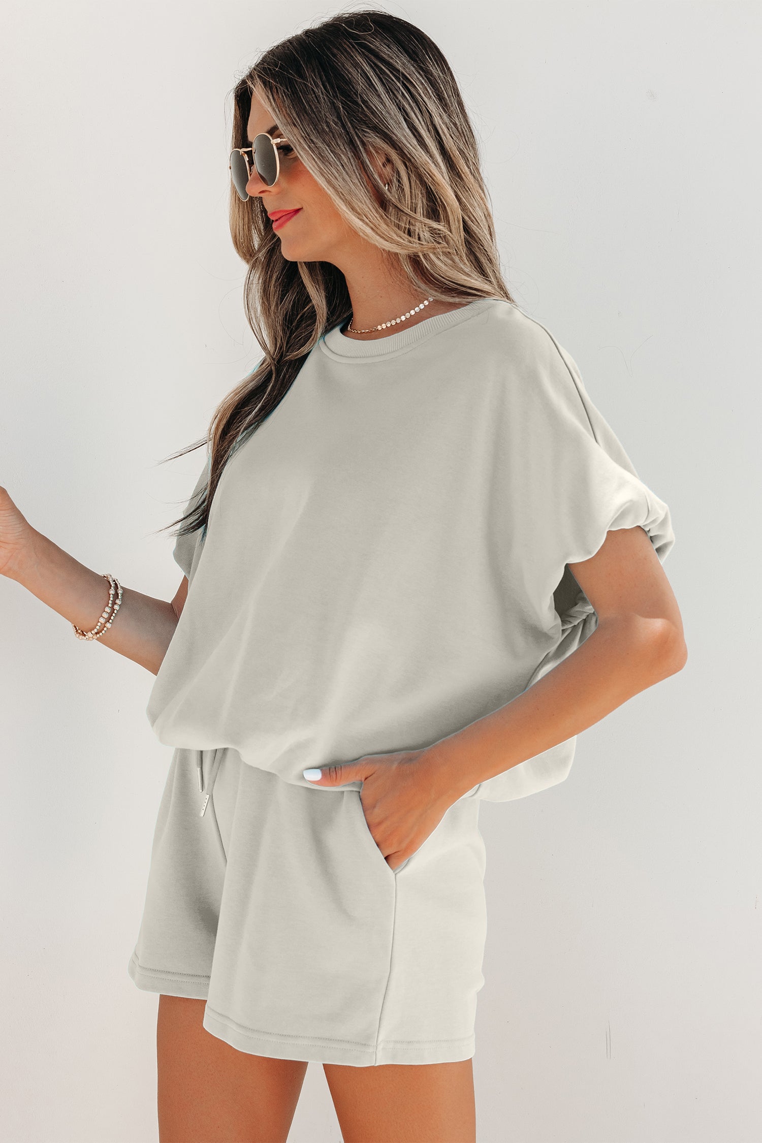 "Pretty Puffy" Top & Shorts 2pcs Outfit