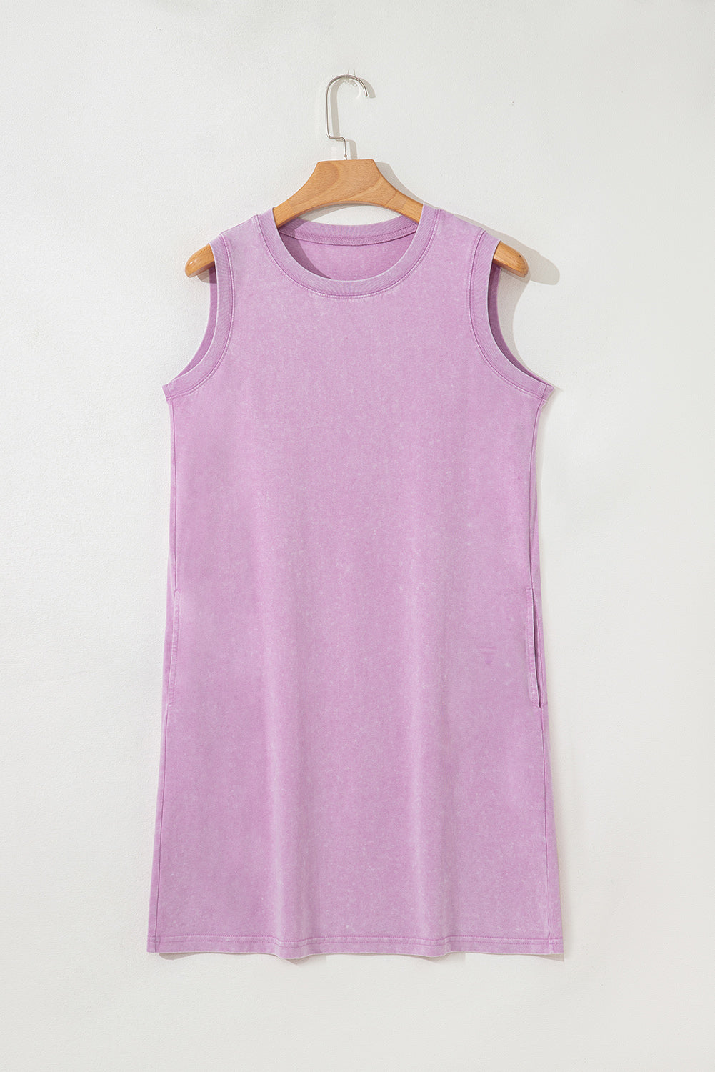 "Cool In Cotton" Mineral Wash Tank Dress