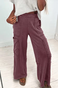 Mineral Wash Cargo Cotton Utility Pants