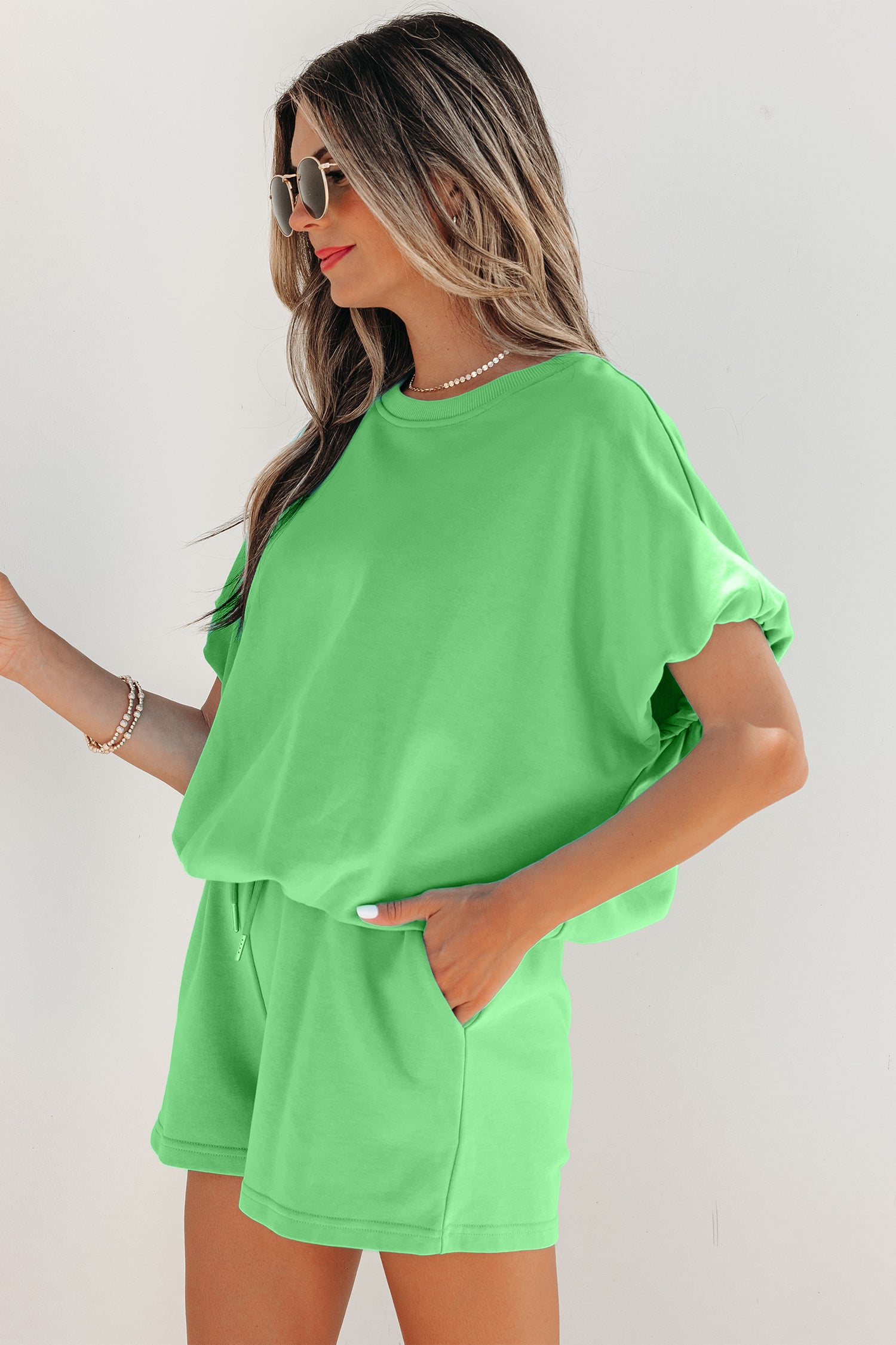 "Pretty Puffy" Top & Shorts 2pcs Outfit