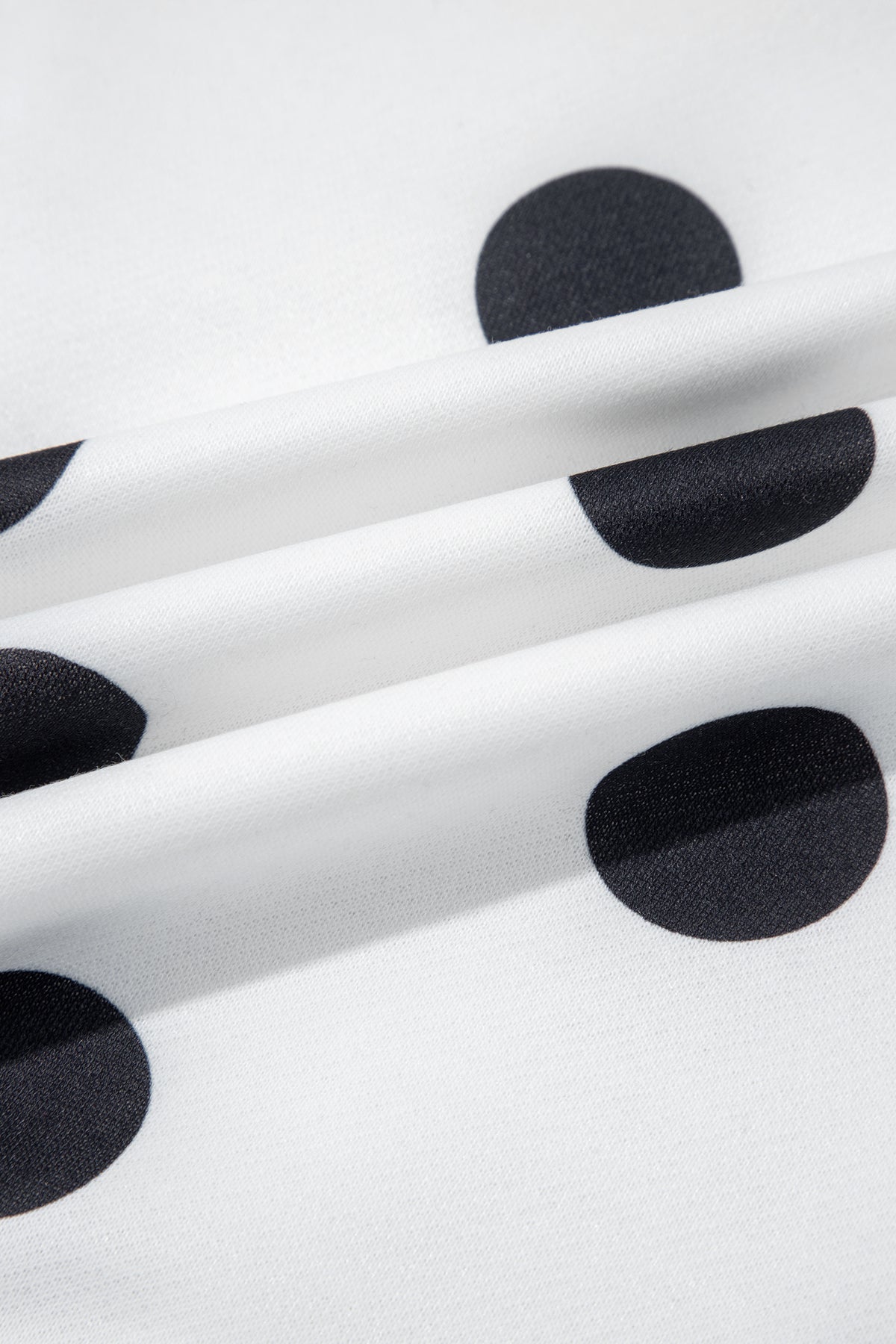 Polka Dot & Patchwork Sweatshirt