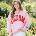 Lulu Mac Sweatshirt Pink/Red Logo